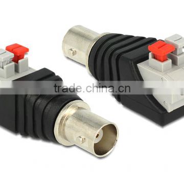 Coax Cat5 Cat6 BNC female CCTV Connector,BNC female Jack Video Balun Connectors BNC Female plug