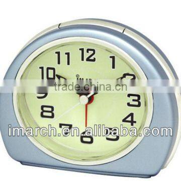 blue arch clock,shining clock,table alarm clock