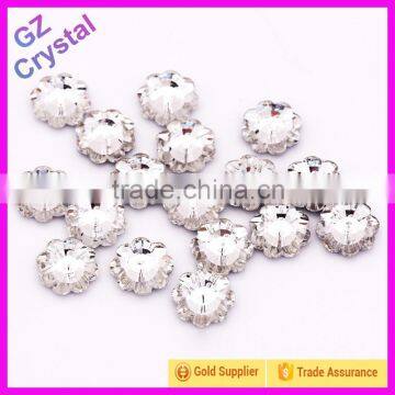 Sew on Flower Shape Crystal Glass Bead for Wedding Dresses photo-2