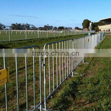 Hot dipped removable crowd control barrier (factory)