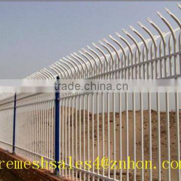 Mesh fence factory hot sale zinc steel mesh fence/galvanized steel fence/ color coated steel fence