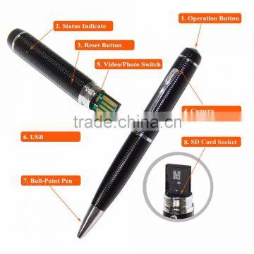 1080P HD Mini DVR Camcorder Mini Hidden Spy Pen Camera