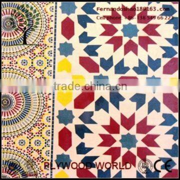 Decorative Baords for Furniture,polyester Plywood With Flower Design photo-4