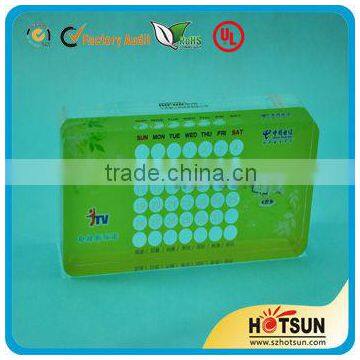 Customized top grade acrylic perpetual calendar