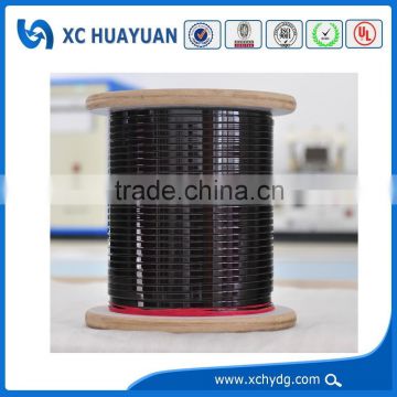 Coated rectangular aluminum electrical wire for generator and motor