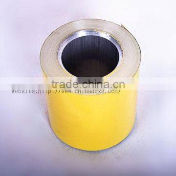 Yellow coated aluminum foil with pp heat sealing