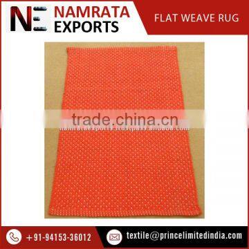 New Traditional Design Flat Weave Cotton and Jute Rug made of Best Grade Raw Material