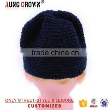 Cheap Wholesale Crochet Beanie With Flower photo-4