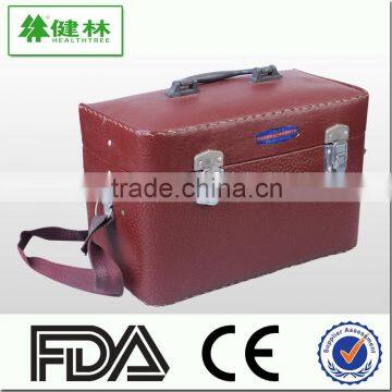 Leather First-aid kit BOX / Emergency Medical Kit BOX / Medicine Box Storage Tin case