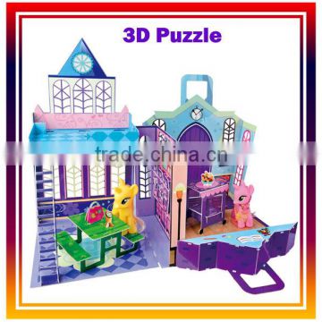 3D Puzzle child toys 3D DIY house