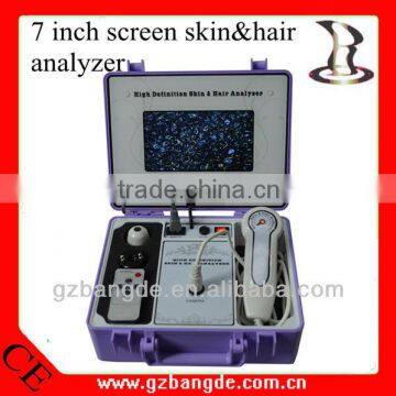 High Difinition 7 inch led screen Skin and Hair Analyzer BD-P022