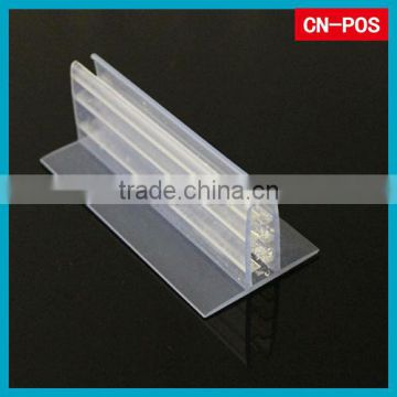 plastic display shelf holder clips for supermarket shelf