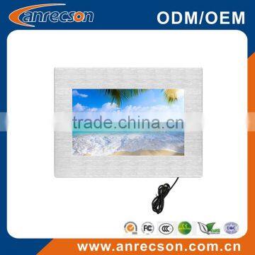 Industrial IP65 Monitor 7 inch industrial touch monitor with DVI and VGA monitor