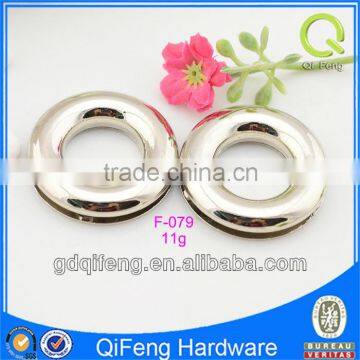 bag accessories shining silver O-shape eyelets with screw