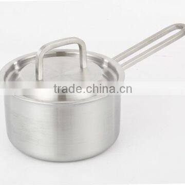 2015 new type stainless steel milk pot with lid