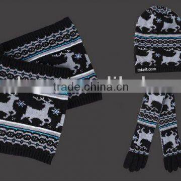 Set of Scarf Hat Glove