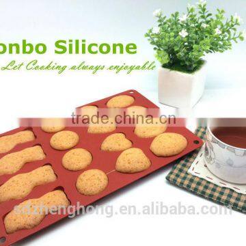 Bear Sea Shell Heart Mulitiple Shape 16- Cavity Silicone Chocolate,Candy ,Pastry Mold photo-4