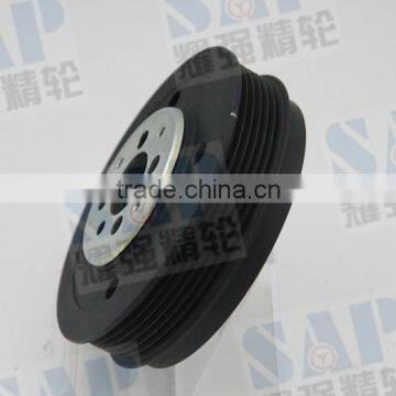 Crankshaft Pulley Turbodiesel Double Serpentine Harmonic Balancer for VW Beetle Golf Jetta 1.9L