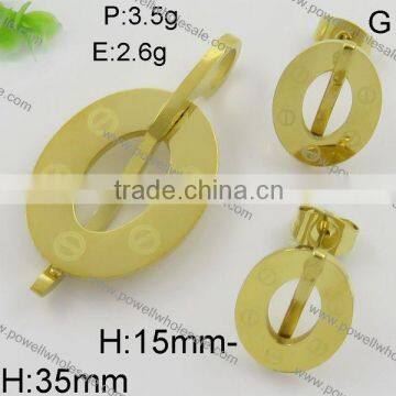 Latest Hot Sepcial Style Wholesale 18k Solid Gold Jewelry Set photo-2