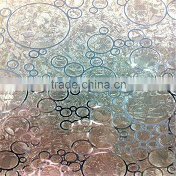 ginde glass high quality design ice flower mirror glass