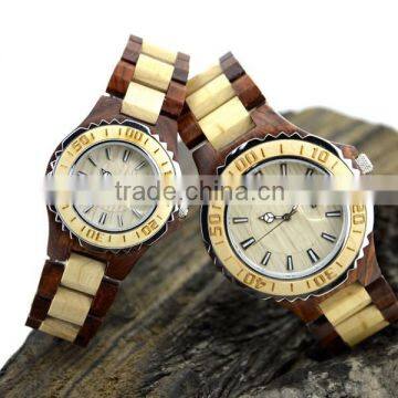 Hot sell Fashion latest wooden wrist watch for girls