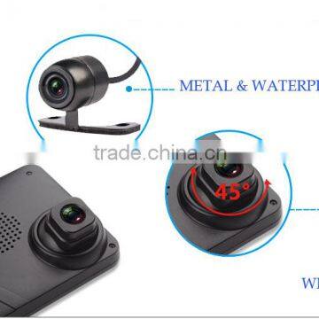 Car camera dashcam Full HD 1080P Car Rearview 4.3 Inch Screen Mirror DVR Car Camera Night Vision Dual Camera Video Recorder 168