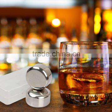 Christmas Gift Stainless Steel Reusable Whisky Stones/ Whiskey Ice Cubes/ Whisky Ice Rocks photo-2