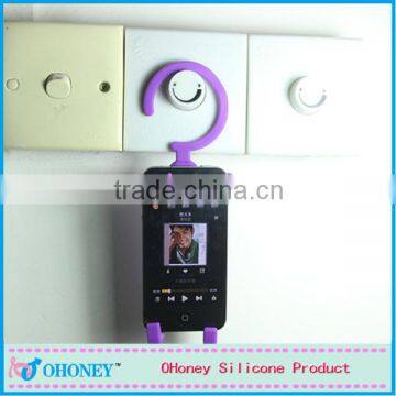 Cute style waterproof SGS silicone phone holder, guangzhou factory, China