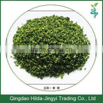 Dried green bell pepper granules 3*3mm