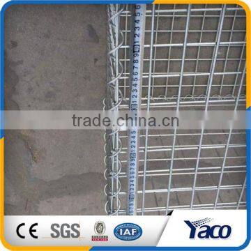 Bright surface HDG beautiful gabion cage and gabion box for greenhouse