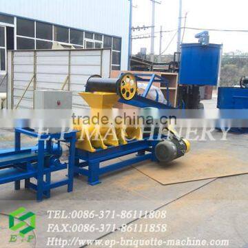 Screw type coal briquettes forming machine