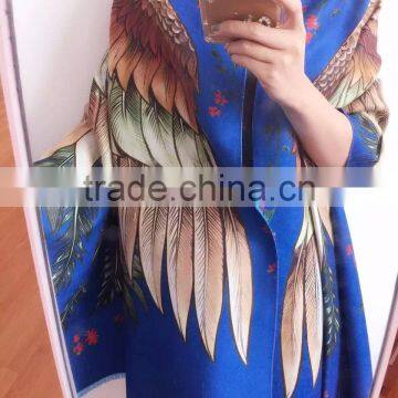 Digital Printed 100% Silk Lady Scarf Latest Design photo-5