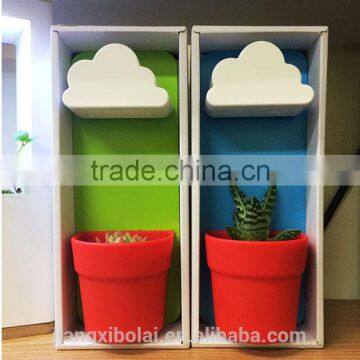 2016 ABS new design of rainy pot, plastic flower pot for wholesales