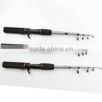 wholesale telescopic fishing fiber carbon casting rods EVA foam handle