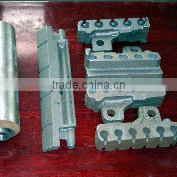 Leaning reciprocating grate bar with special material