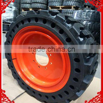 Long Warranty Bobcat Skid Steer Solid Tires 23 .5-25 385/65R22.5 With Factory Price photo-5