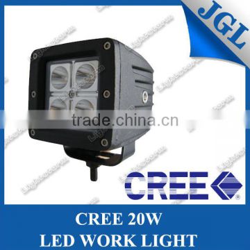 WHOLESALE NEW 4 LEDS 20W WATT CREE LED OFF ROAD WORK LIGHT,12V LED TRACTOR ATV UTV LED FOG LIGHT 5W