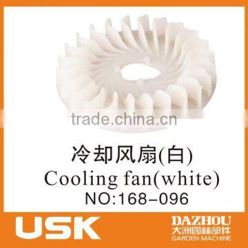 Cooling fan(white) for USK 2KW gasoline generator 168F/2900H(GX160) 5.5HP/6.5HP spare part