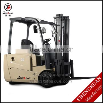 AC motor standard 1.6t - 2t three wheels electric forklift truck