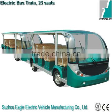 Chinese Electric bus train, 23 persons, CE approved