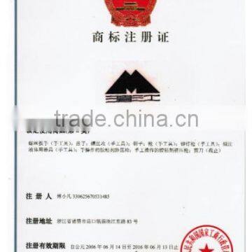 Brand Registration Certificate