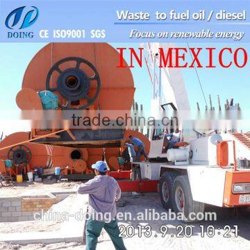 scrap tire pyrolysis project/waste tire recycling machine/used plastic recycling plant