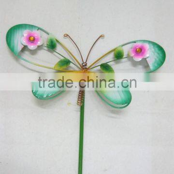 Newest Metal Butterfly Stake 2015 Butterfly Garden Stake Butterfly Pick Painted Butterfly Garden Stakes Butterfly Garden photo-2