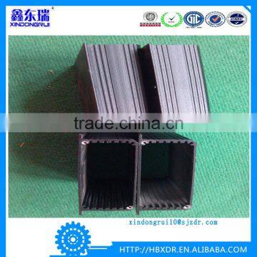 anodized aluminum heatsink extrusion with cnc custom machined