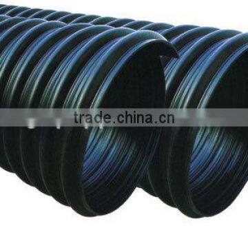 Plastic Steel Belt Corrugated Pipe / Corrugated Pipe With Steel Belt