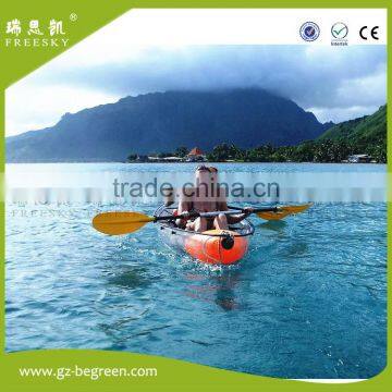 Plastic Crystal Clear Bottom Transparent Canoe /kayak With Polycarbonate Paddle photo-5