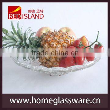 13"Europe Style Crystal Glass Compote and Glass Fruit Tray and Salad photo-4