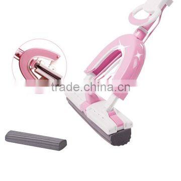 PVA Sponge Squeezing Mop With Two Mop Heads photo-4