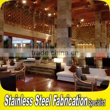 Custom Made Stainless Steel Decoration Restaurant Interior Design photo-4