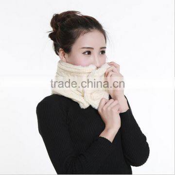 New Arrival Electrical Heating Collar Couple Fasion Valentine Present Rechargeable Warm Scarf With Power Bank, Knitted Scarf photo-4